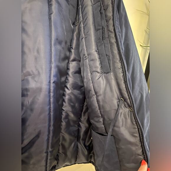 WEATHER STOPPERS Coat Jacket by Totes Size LP Powder Blue Hooded - Picture 5 of 14